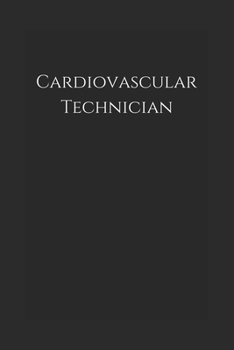 Paperback Cardiovascular Technician: Notebook Book