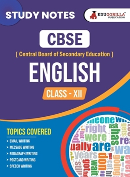 Paperback CBSE (Central Board of Secondary Education) Class XII Science - English Topic-wise Notes A Complete Preparation Study Notes with Solved MCQs Book
