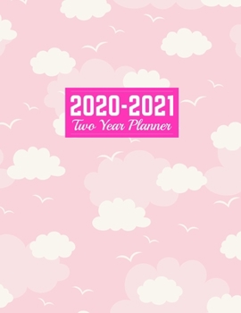 Paperback 2020-2021 Two Year Planner: Trendy 24-Months Calendar, 2-Year Appointment Business Planners, Agenda Schedule Organizer Logbook and Journal - Art C Book