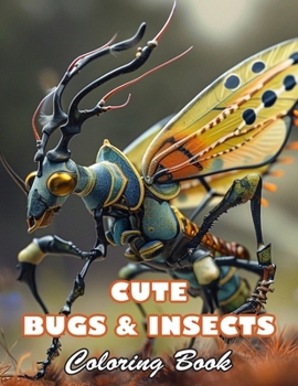 Cute Bugs and Insects Coloring Book: 100+ High-quality Illustrations for All Fans