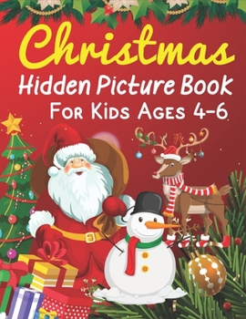 Paperback Christmas hidden picture book For Kids Ages 4-6 Book