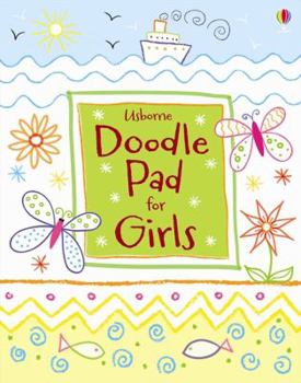 Paperback Usborne Doodle Pad for Girls Book