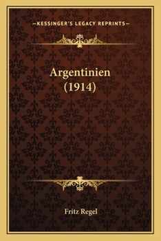 Paperback Argentinien (1914) [German] Book