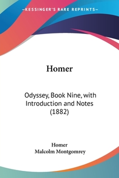 Paperback Homer: Odyssey, Book Nine, with Introduction and Notes (1882) Book