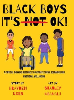 Hardcover Black Boys it's NOT ok! Book