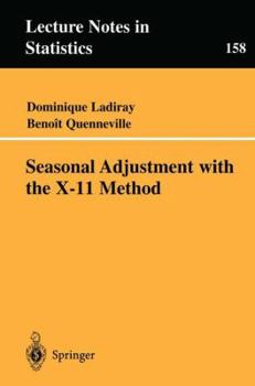 Paperback Seasonal Adjustment with the X-11 Method Book