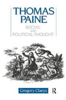 Hardcover Thomas Paine: Social and Political Thought Book