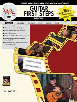 Paperback Guitar First Steps -- Melody: Book & DVD Book