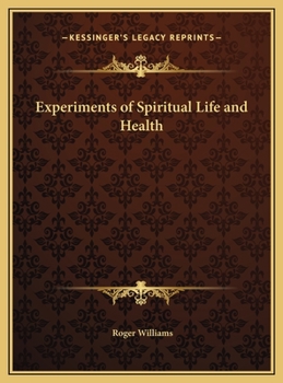 Hardcover Experiments of Spiritual Life and Health Book