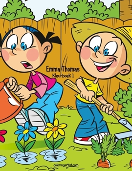 Paperback Emma & Thomas Kleurboek 1 [Dutch] Book