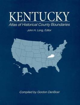 Hardcover Atlas of Historical County Boundaries: Kentucky Book
