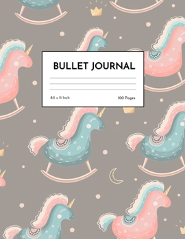 Paperback Bullet Journal: Simple Unicorn Dot Grid Notebook - Dotted Note Pad for Kids, Girls, Teens, Tweens, Women - Gifts for Birthday and Chri Book