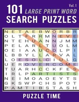 Paperback 101 Large Print Word Search Puzzles [Large Print] Book