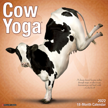 Calendar Cow Yoga 2022 Wall Calendar Book