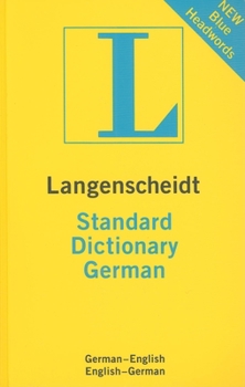Langenscheidt Standard German Dictionary German-English, English-German