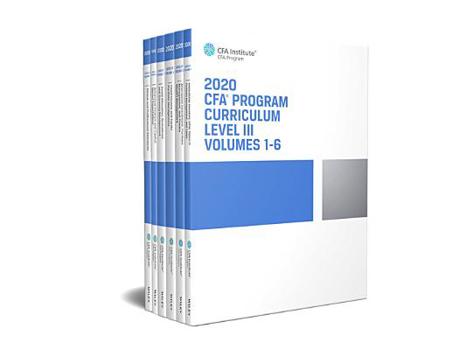 Paperback Cfa Program Curriculum 2020 Level III, Volumes 1 - 6, Box Set Book
