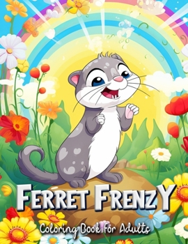 Paperback Ferret Frenzy Coloring Book for Adults: A Relaxing Collection of Adorable Ferret Artworks Book