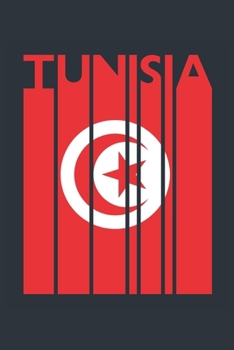 Vintage Tunisia Notebook - Tunisian Flag Writing Journal - Tunisia Gift for Tunisian Mom and Dad - Retro Tunisian Diary: Medium College-Ruled Journey Diary, 110 page, Lined, 6x9 (15.2 x 22.9 cm)