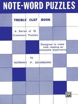 Paperback Note-Word Puzzles: Treble Clef Book