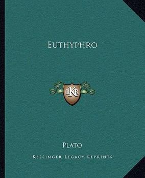 Paperback Euthyphro Book