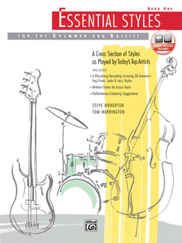 Paperback Essential Styles for the Drummer and Bassist, Bk 1: A Cross Section of Styles as Played by Today's Top Artists, Book & Online Audio Book