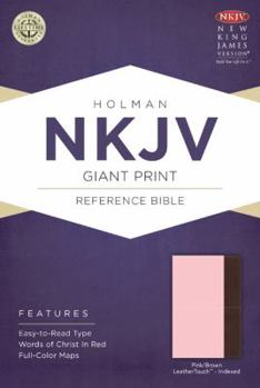 Imitation Leather Giant Print Reference Bible-NKJV [Large Print] Book