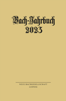 Paperback Bach-Jahrbuch 2023 [German] Book