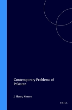 Hardcover Contemporary problems of Pakistan (International studies in sociology and social anthropology ; v. 15) Book