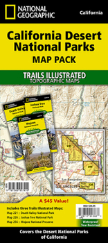 Loose Leaf California Desert National Parks [Map Pack Bundle] Book