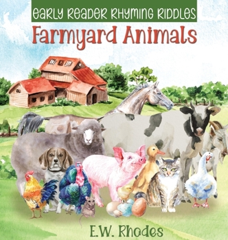 Hardcover Early Reader Rhyming Riddles Farmyard Animals Book