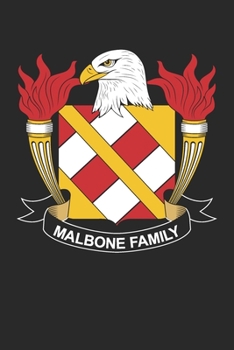 Malbone: Malbone Coat of Arms and Family Crest Notebook Journal (6 x 9 - 100 pages)