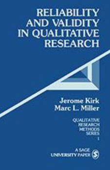 Hardcover Reliability and Validity in Qualitative Research Book