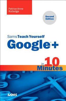 Paperback Sams Teach Yourself Google+ in 10 Minutes Book