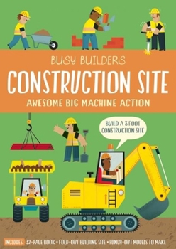 Paperback Busy Builders: Construction Site Book