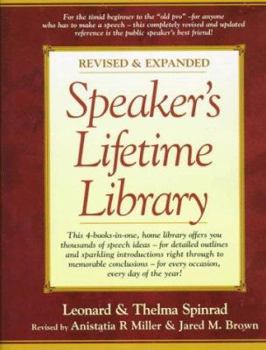 Hardcover Speaker's Lifetime Library Book