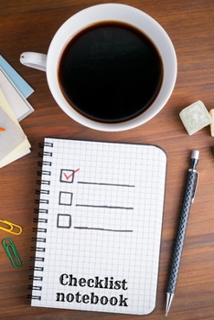 Paperback Checklist nbook fot teens and adults Book