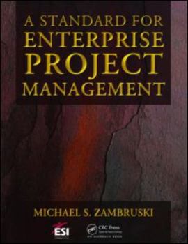 Paperback A Standard for Enterprise Project Management [With CDROM] Book
