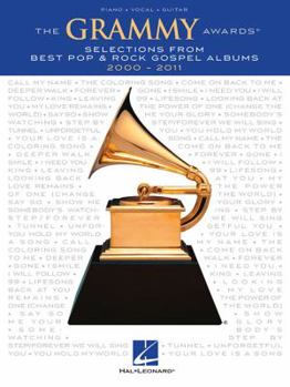 Paperback The Grammy Awards Best Pop & Rock Gospel Albums (2000-2011) Piano, Vocal and Guitar Chords Book
