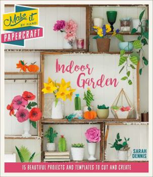 Paperback Papercraft Indoor Garden Book