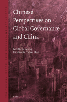 Hardcover Chinese Perspectives on Global Governance and China Book