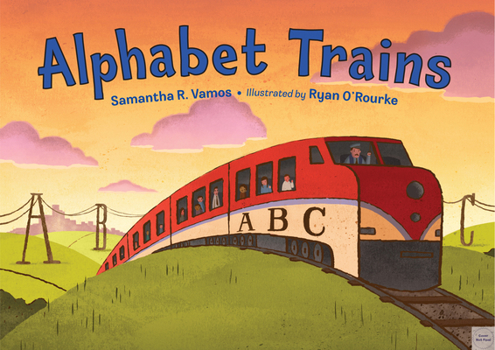 Hardcover Alphabet Trains Book