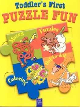 Paperback Toddler's First Puzzle Fun--Yellow Book