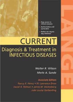 Paperback Current Diagnosis & Treatment in Infectious Disease Book