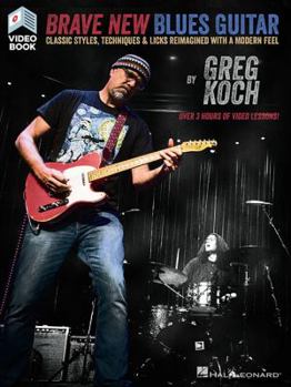 Paperback Brave New Blues Guitar Book/Online Video Book