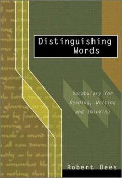 Paperback Distinguishing Words: Vocabulary Choices for Readers and Writers Book