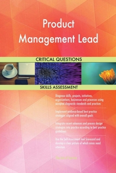 Paperback Product Management Lead Critical Questions Skills Assessment Book