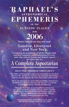 Paperback Raphael's Astronomical Ephemeris of the Planets Places Book