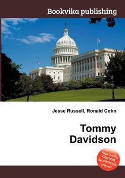 Paperback Tommy Davidson Book