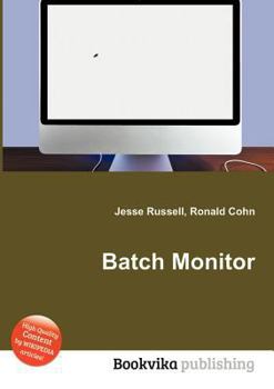 Paperback Batch Monitor Book