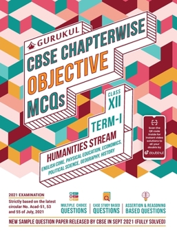 Paperback Chapterwise Objective MCQs Humanities Book for CBSE Class 12 Term I Exam Book